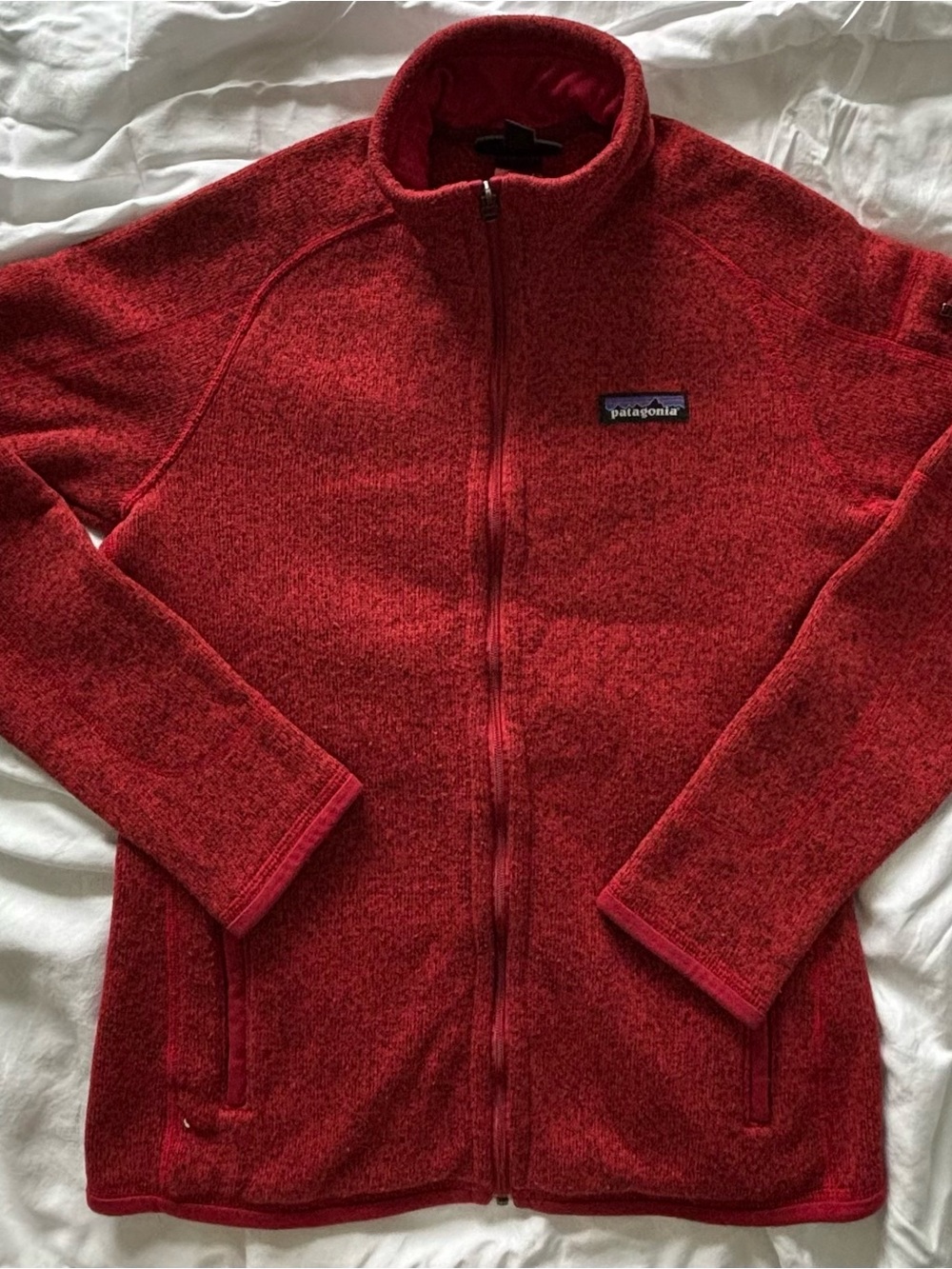 Patagonia Women's Red Full-Zip Better Sweater XS